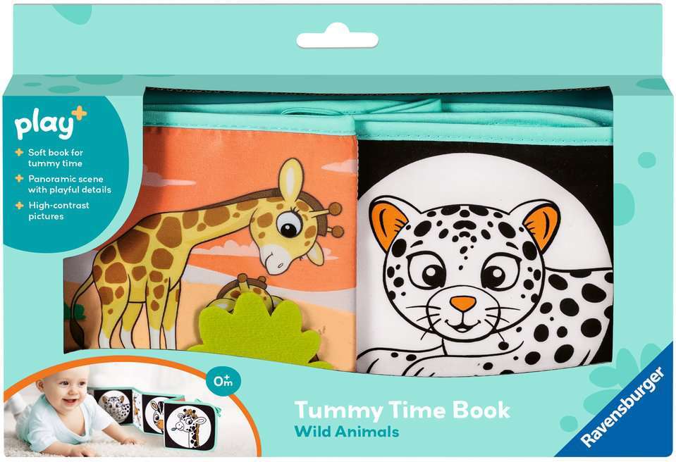 Tummy Time Book: Wild Animals*