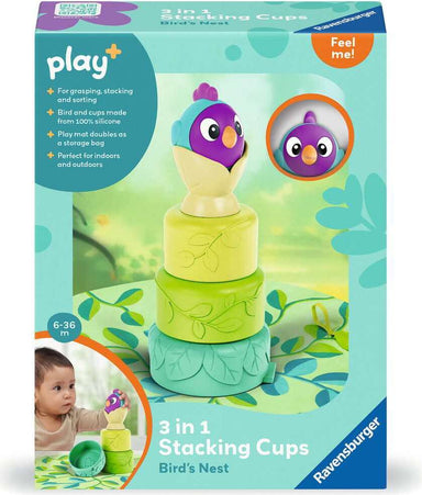 3-in-1 Stacking Cups: Bird's Nest *