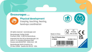 Pop-it Piranha (blue)*