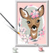 CreArt: Paint-By-Number Delightful Deer w/Gems 5x7