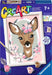 CreArt: Paint-By-Number Delightful Deer w/Gems 5x7