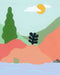 CreArt - Minimalistic Landscapes 3 - Paint by numbers for kids 12 years up