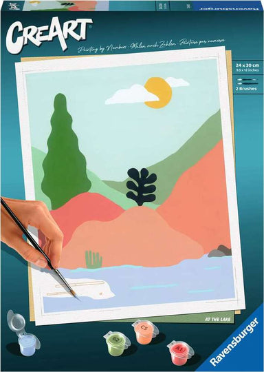 CreArt - Minimalistic Landscapes 3 - Paint by numbers for kids 12 years up