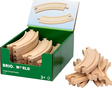 BRIO Large Curved Tracks (sold individually)