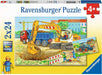 Children’s Jigsaw Puzzle Bauernhof und Baustelle - 24 Pieces Puzzle
