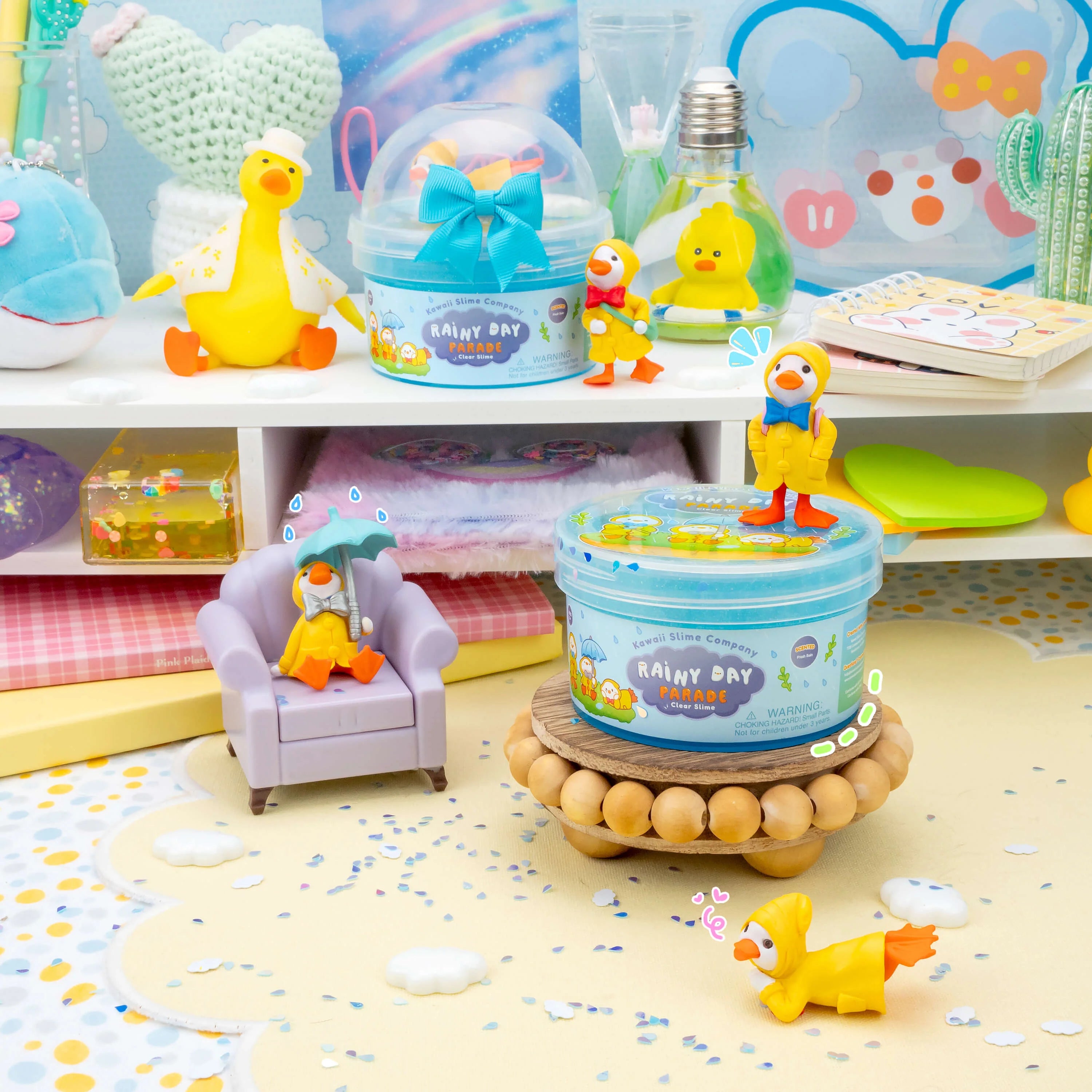 Rainy Day Parade Clear Signature Dome™ Slime