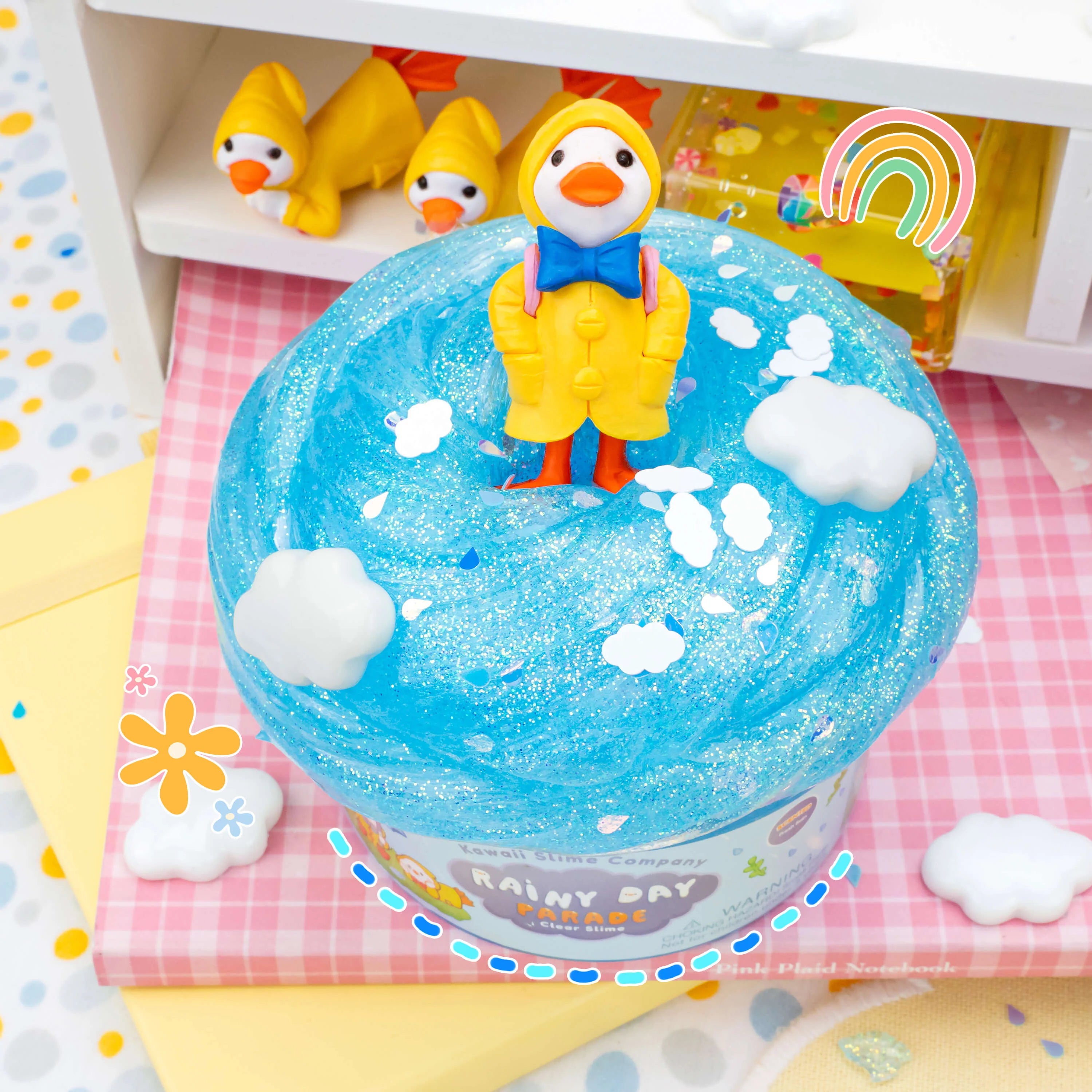 Rainy Day Parade Clear Signature Dome™ Slime