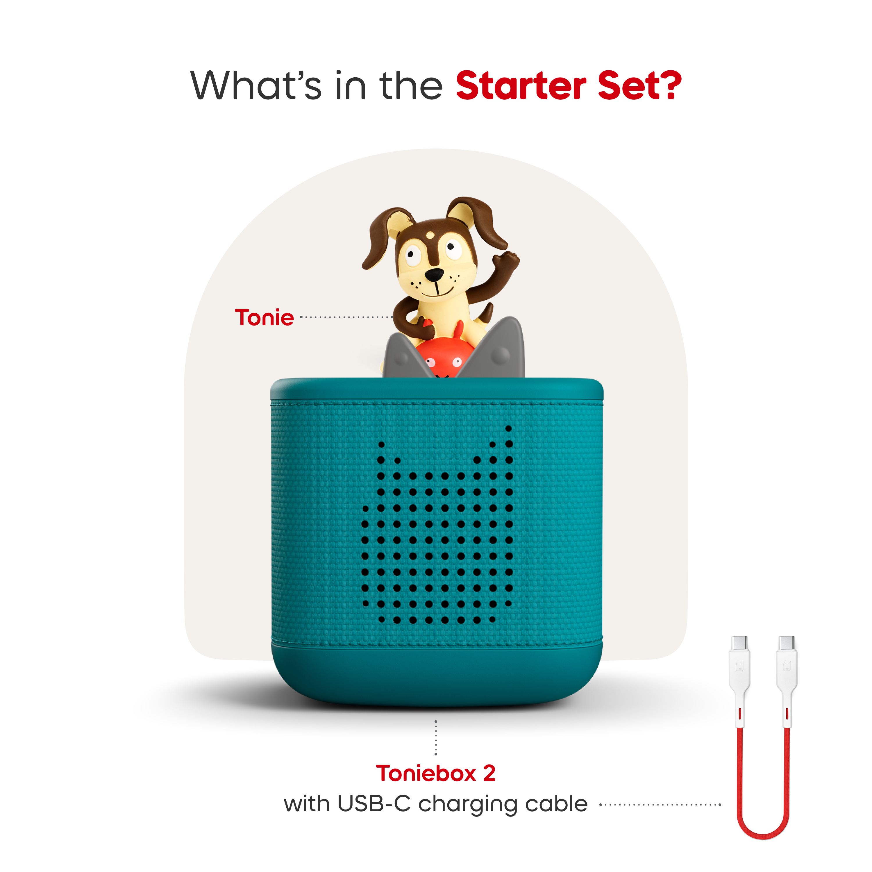 Playtime Puppy Toniebox 2 Starter Set- Tropical Teal