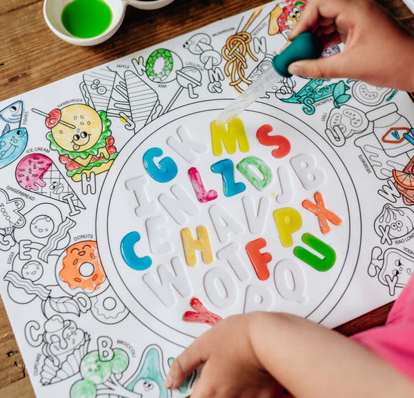 Alphabet Soup Sensory Col Mat