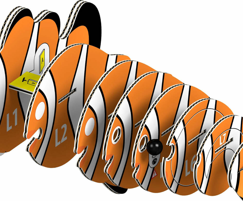 EUGY Clownfish 3D Puzzle