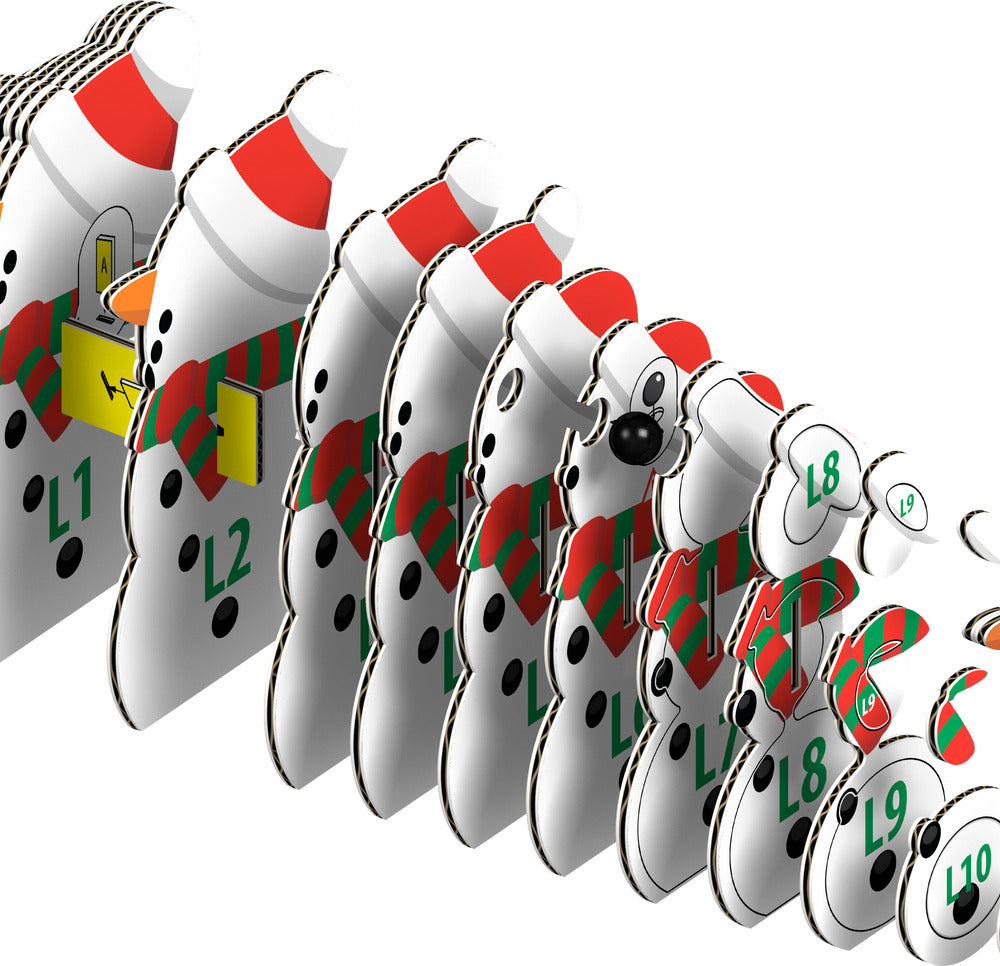 EUGY Snowman 3D Puzzle
