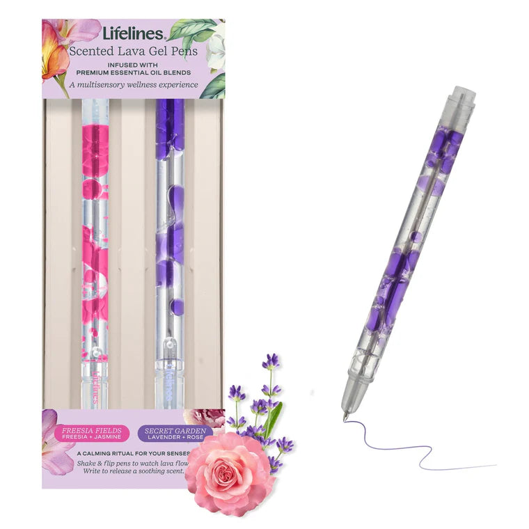 Scented Lava Pen Set - 2-Pack - Pink/Purple