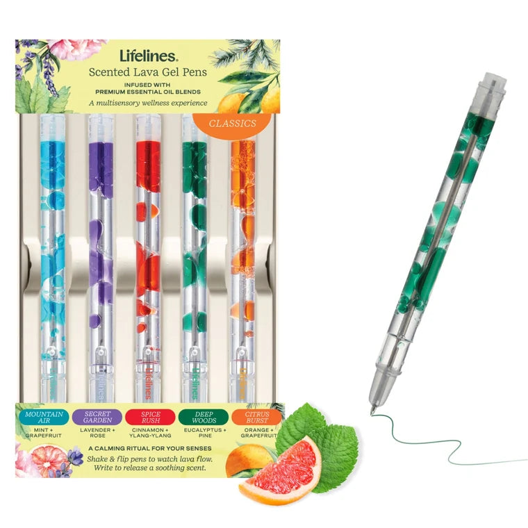 Scented Lava Pen Set 5 Pack - Classic