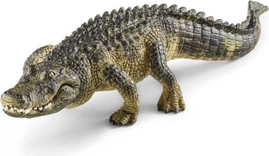 Alligator Figurine with Movable Jaw - Detailed Toy Figurine