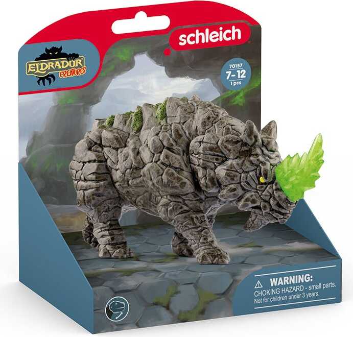 Battle Rhino Action Figure Character Toy With Movable Head