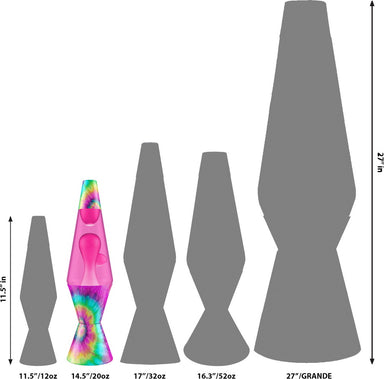 14.5'' LAVA Lamp (Solar System - Orange & Blue)