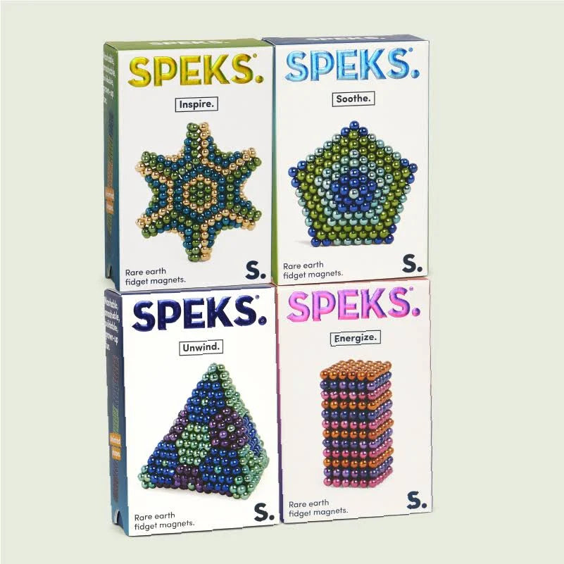 Speks 432 Fidget Magnets - Gradient Mix