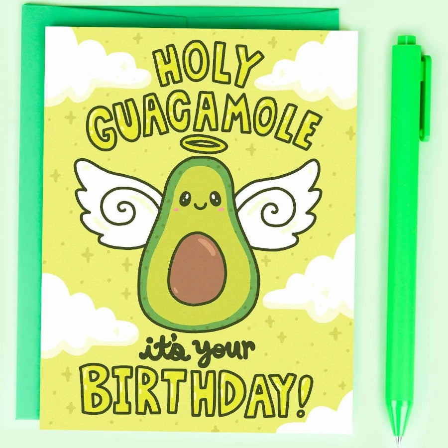 HOLY GUACAMOLE BDAY CARD
