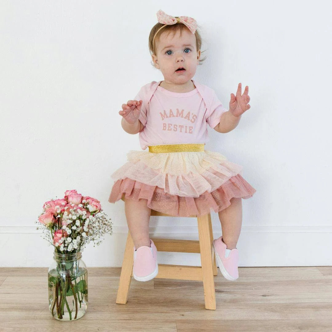 Floral Bow Baby Headband