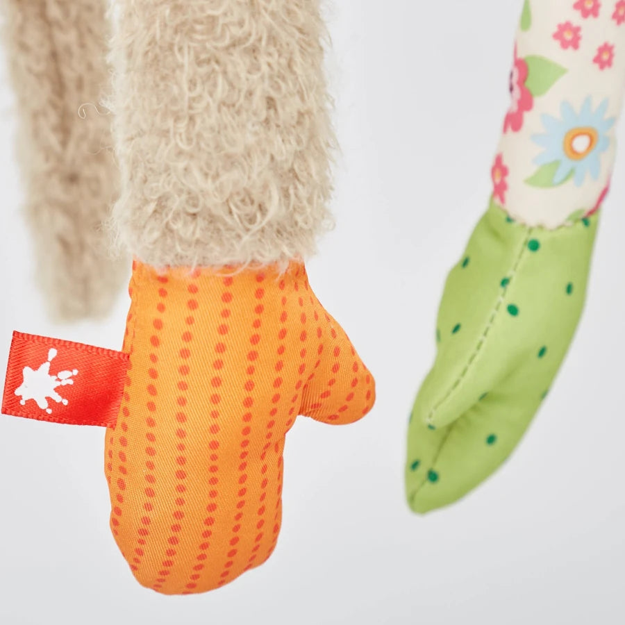 Patchwork Monkey Plush Toy
