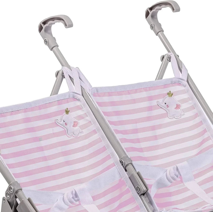 Twin Umbrella Stroller Pink