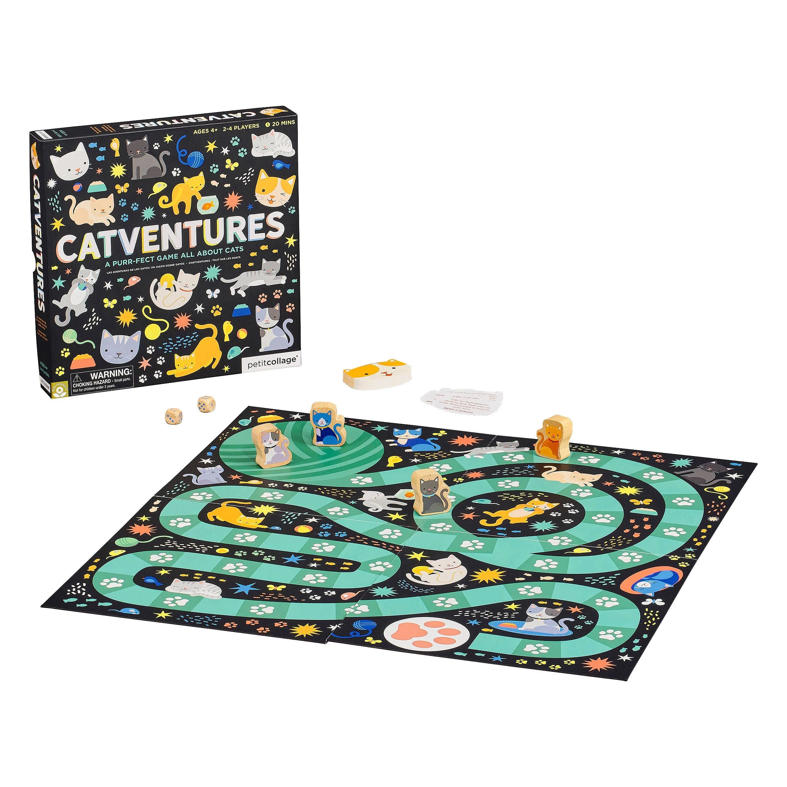 Catventures Board Game - Petit Collage