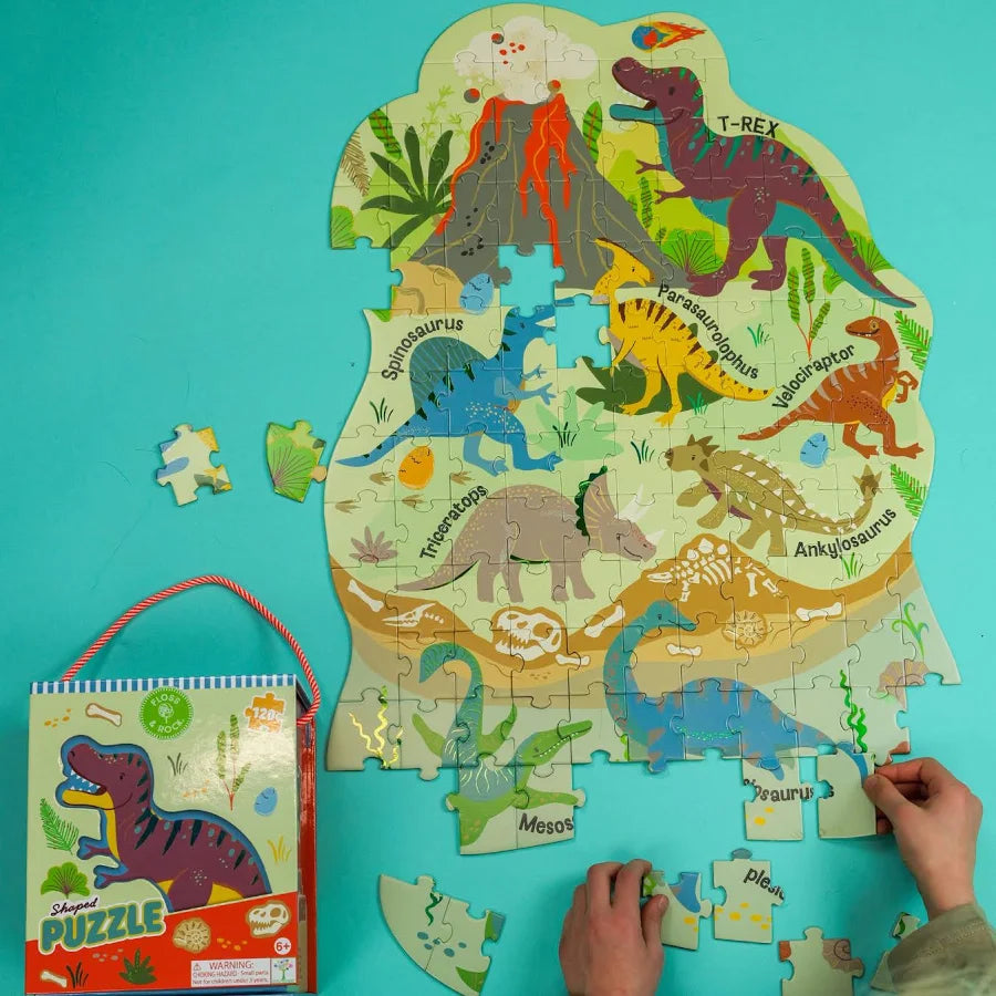Dino 120 Piece Shaped Puzzle