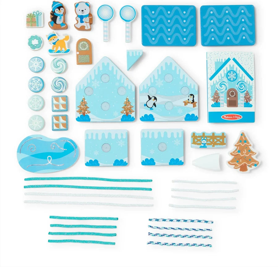 Wooden Gingerbread House