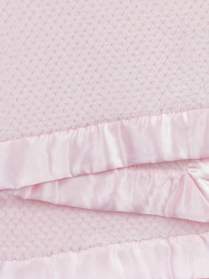 Honeycomb Baby Blanket Pink