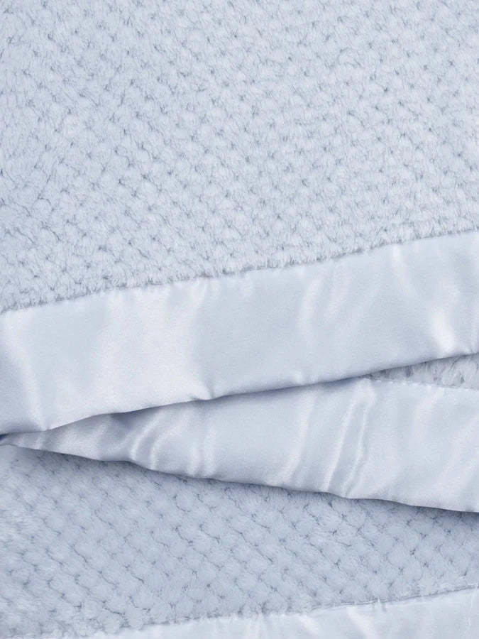 Honeycomb Baby Blanket Blue