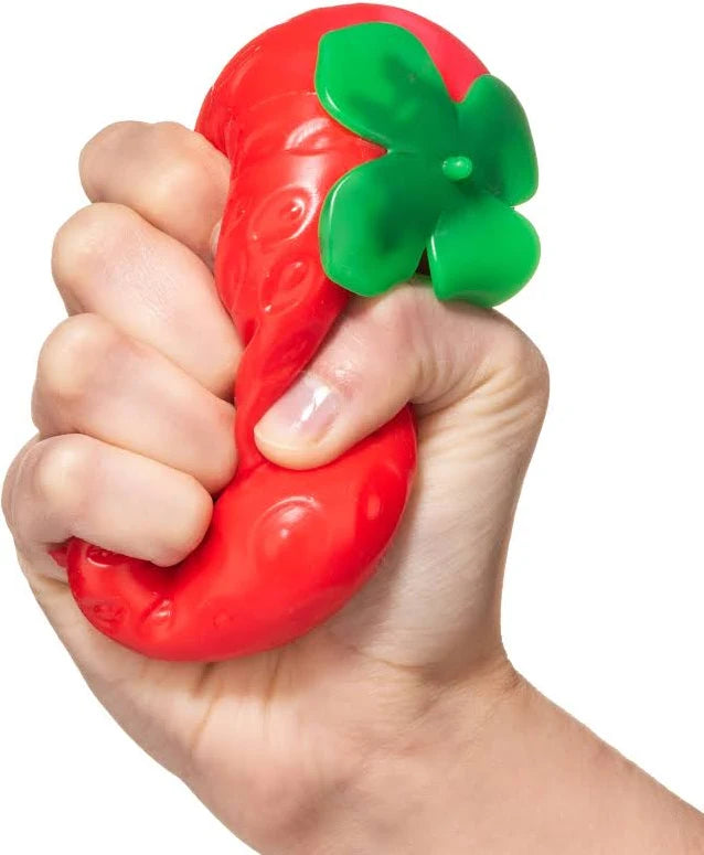 Strawberry Shaped Sensory Squishy Toy