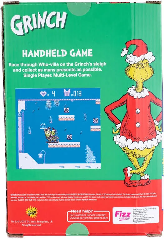 The Grinch Color Handheld Game