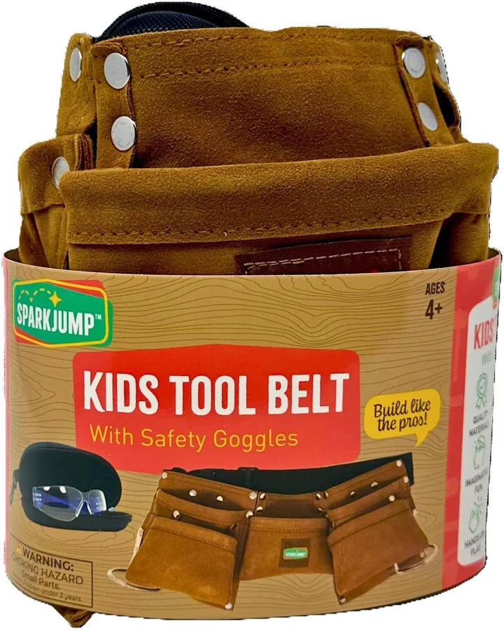 Kids Tool Belt with Safety Goggles