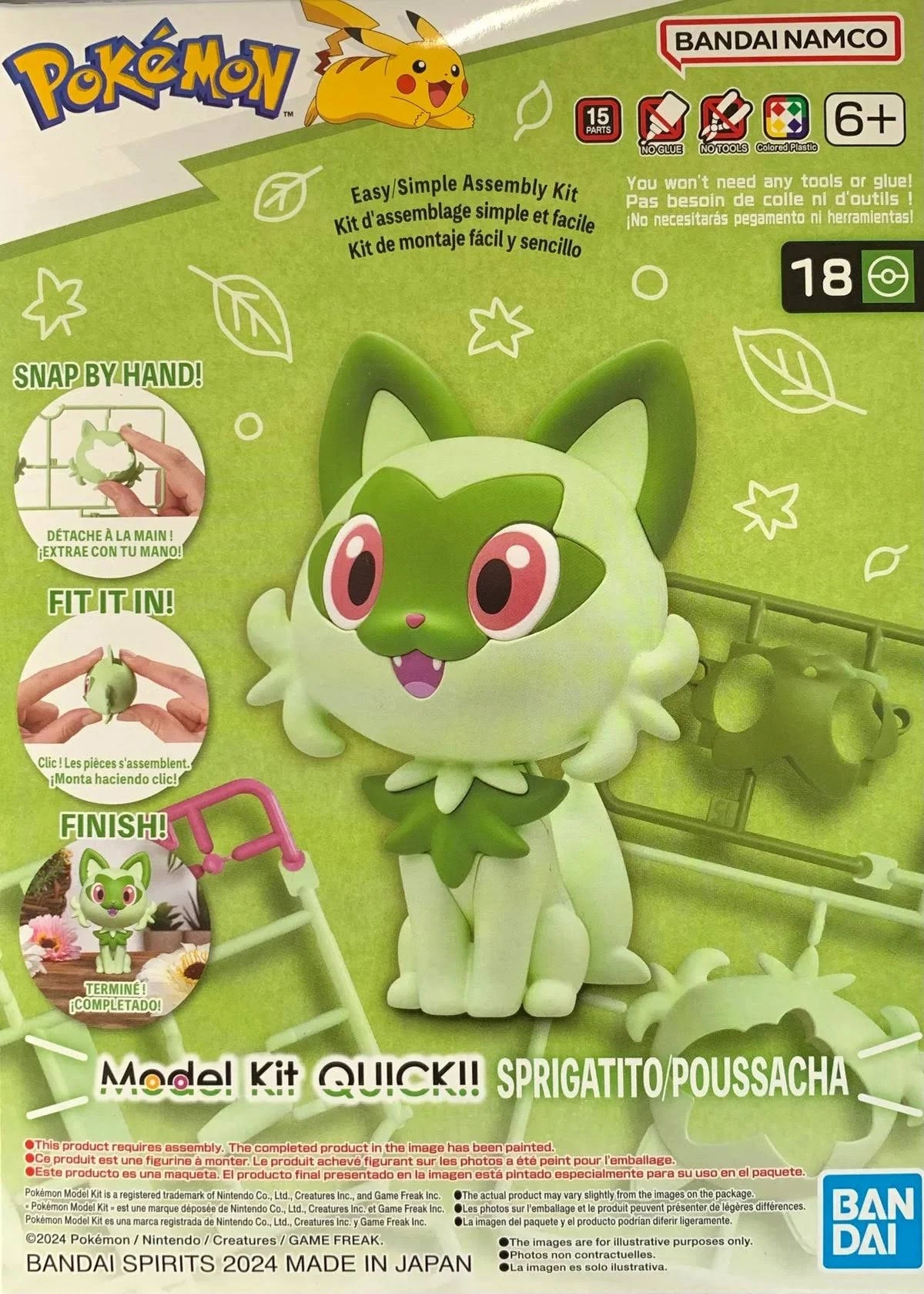 Sprigatito Pokémon Model Kit
