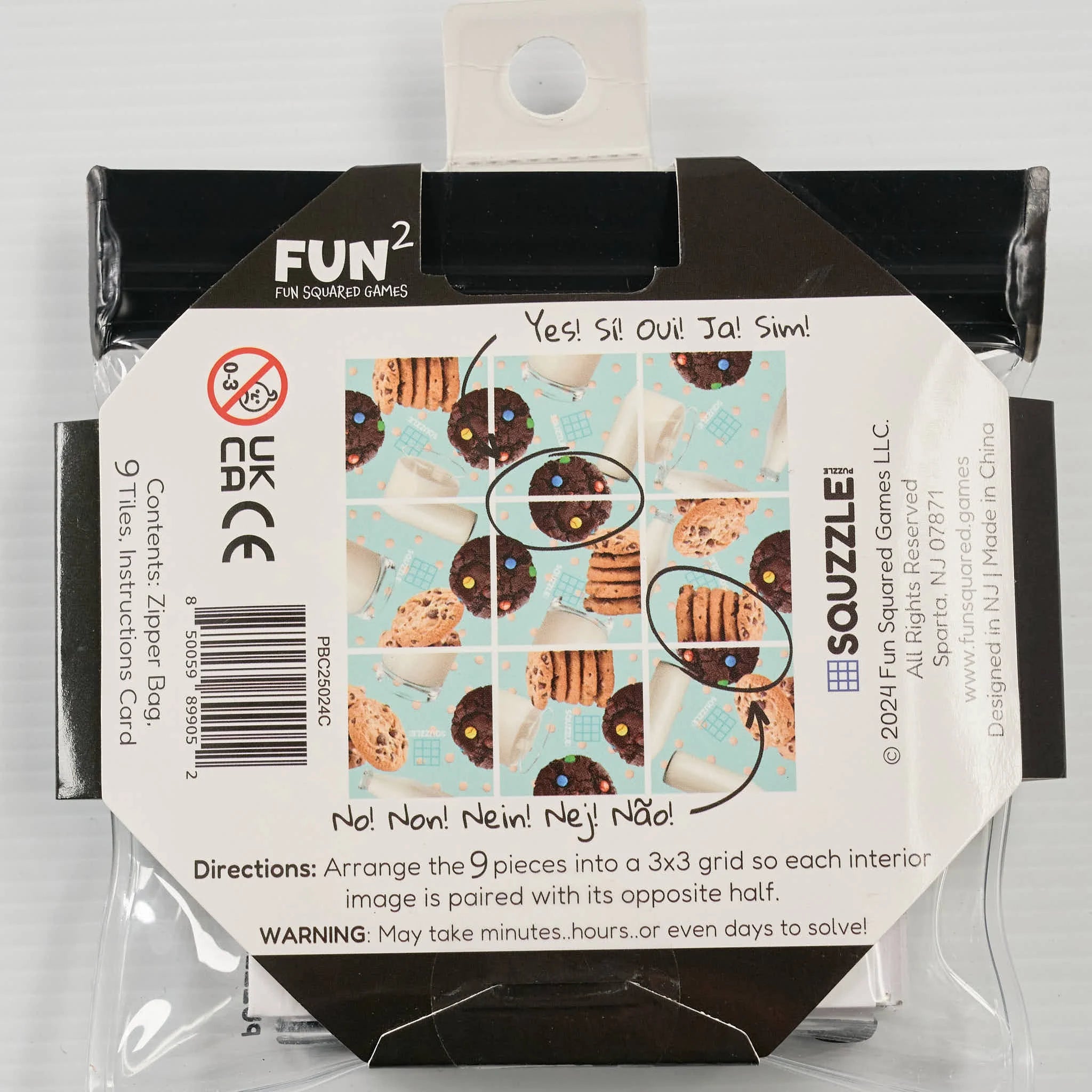 Cookies & Milk Squzzle Puzzle