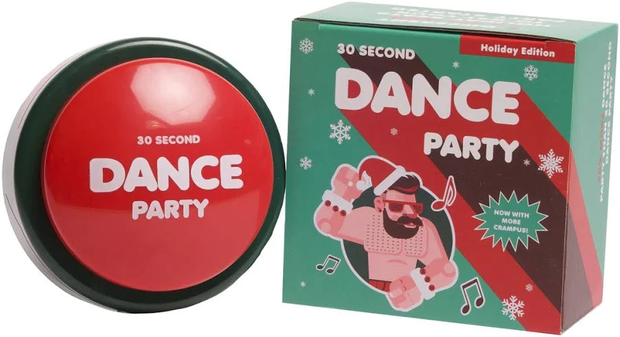 30 Second Dance Party Holiday Button