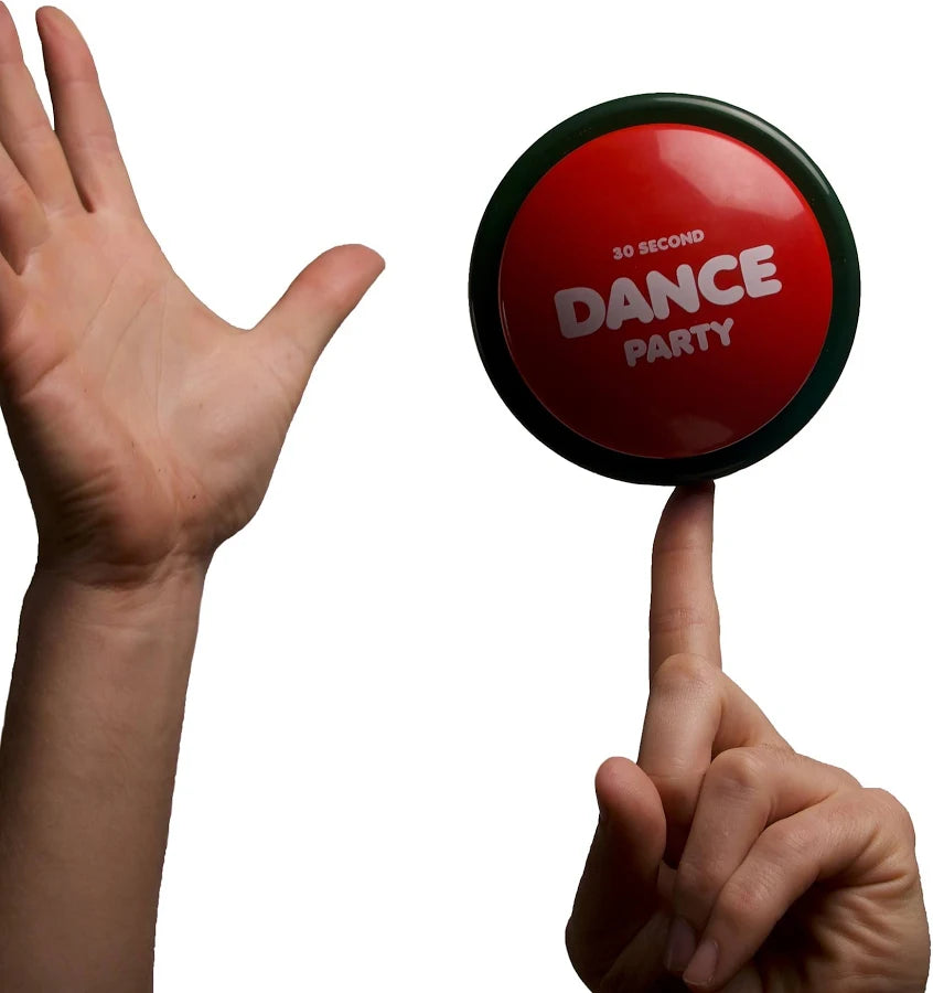 30 Second Dance Party Holiday Button