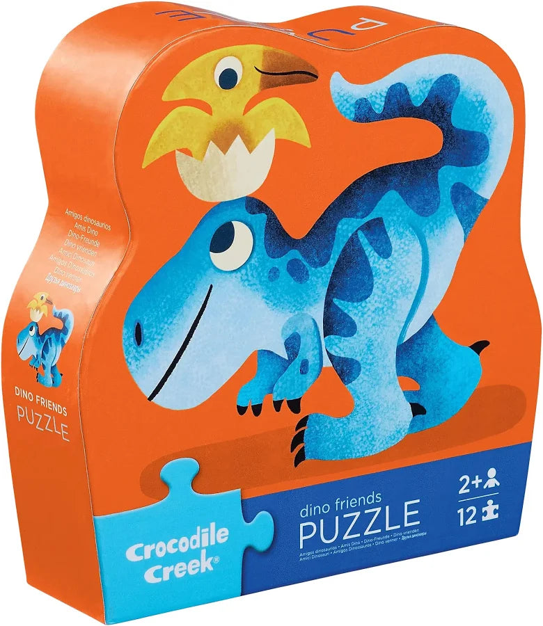 12-Pc Mini Shaped Box Puzzle/Dino Friends