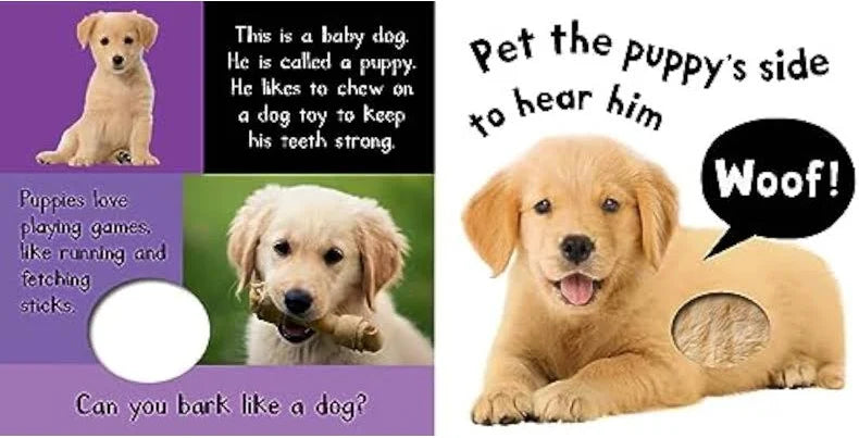 Noisy Baby Animals Sound Book with 6 Animal Sounds