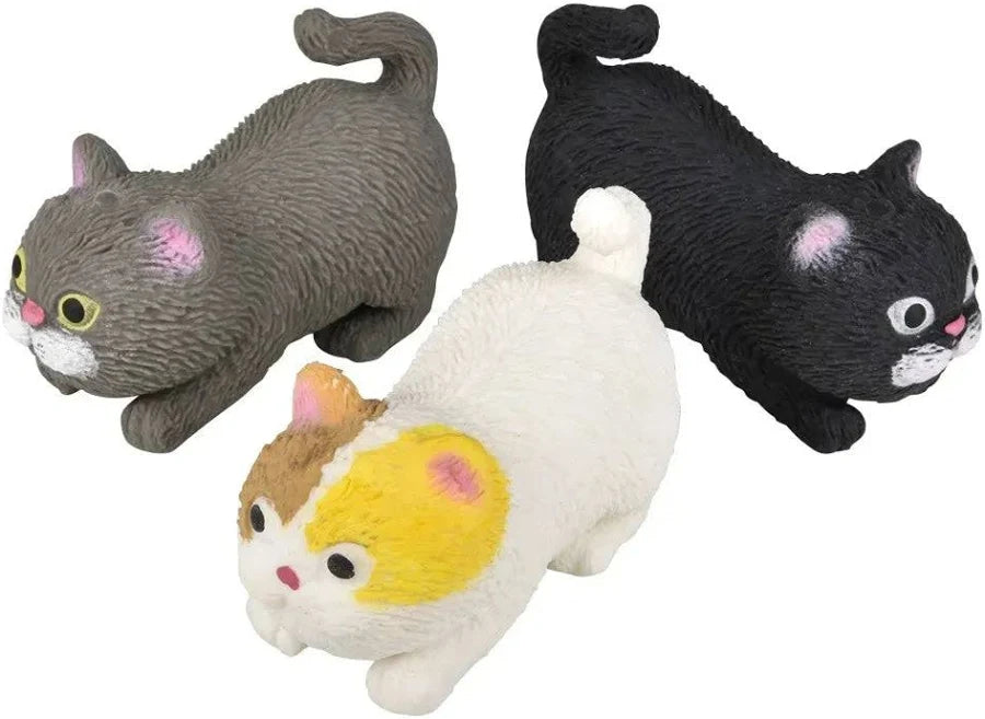 4" Stretchy, Squish Cat (assortment - sold individually)