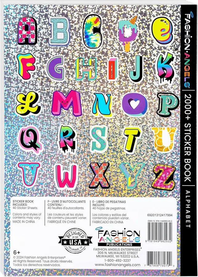 2000+ Alphabet Sticker Book and Collector Sheets