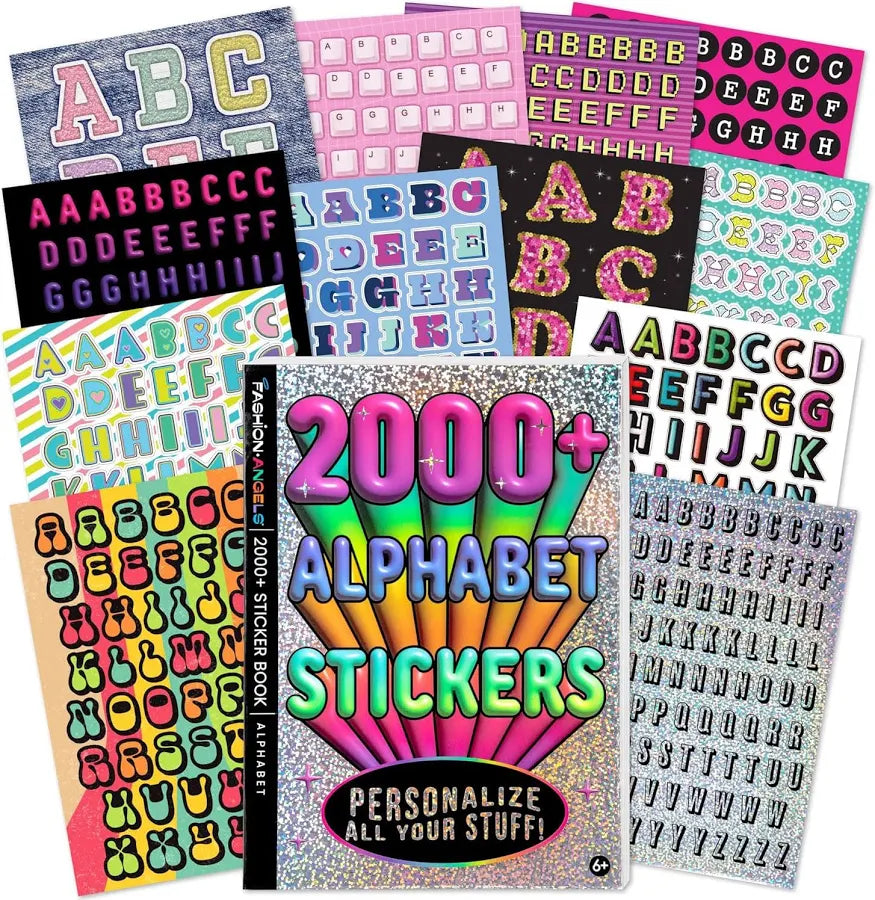 2000+ Alphabet Sticker Book and Collector Sheets