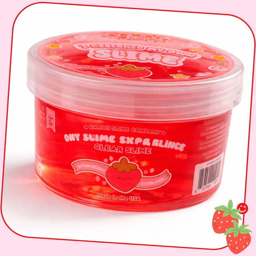 Red Clear Slime Diy Slime