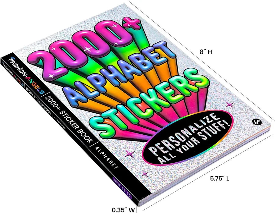 2000+ Alphabet Sticker Book and Collector Sheets