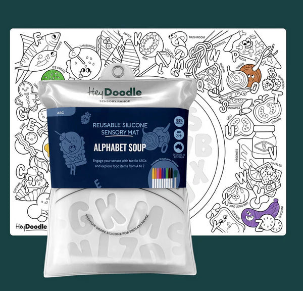 Alphabet Soup Sensory Col Mat