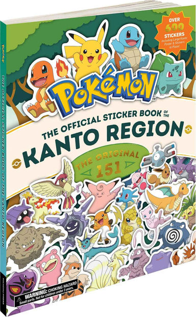 Pokémon The Official Sticker Book of the Kanto Region: The Original 151 