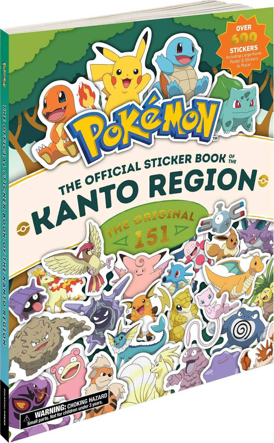 Pokémon The Official Sticker Book of the Kanto Region: The Original 151 