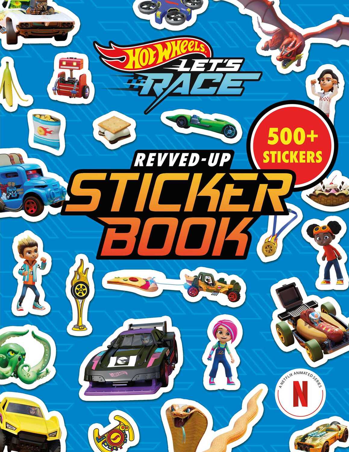 Hot Wheels Let's Race: Revved-Up Sticker Book