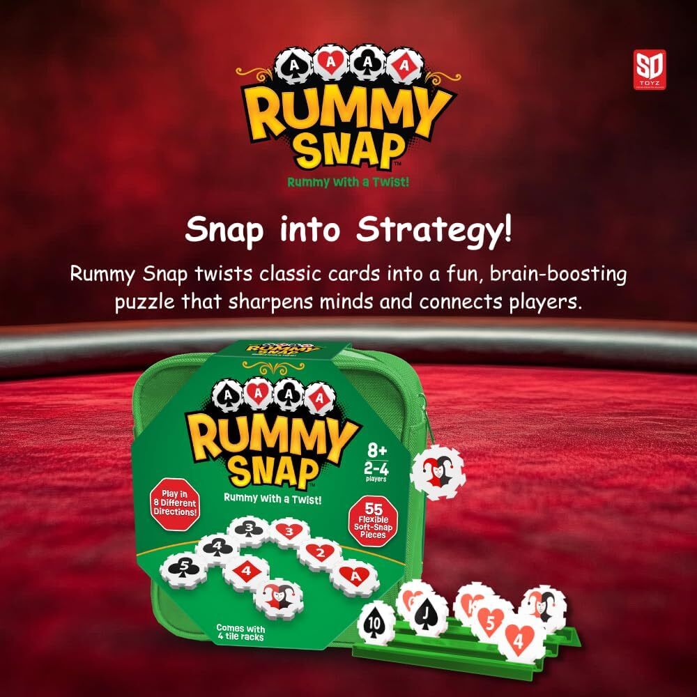 Rummy Snap Canvas Pouch