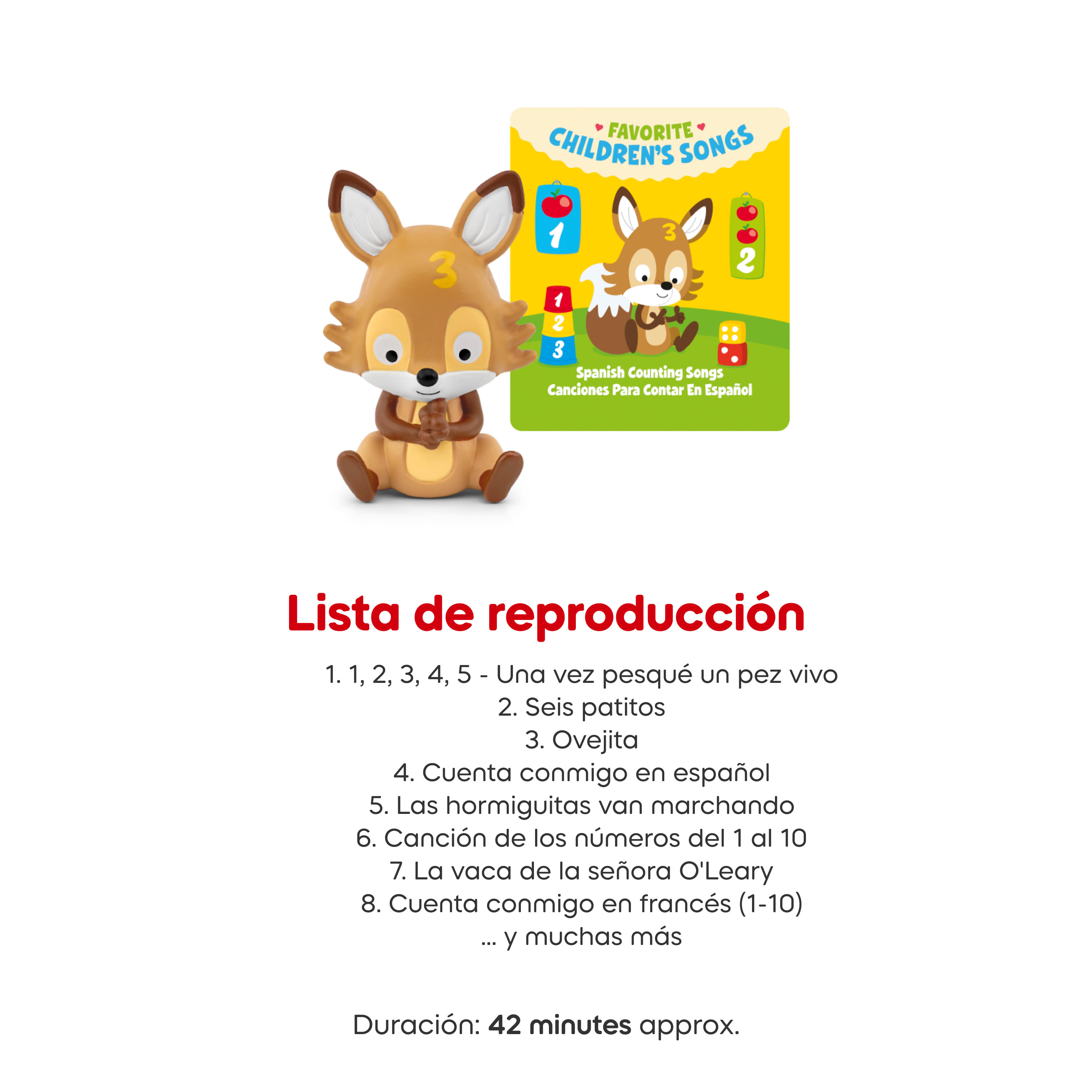 Favorite Children's Songs: Spanish Counting Songs Tonie